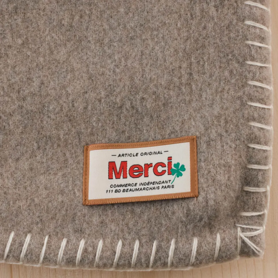 Couverture Merci - Beige