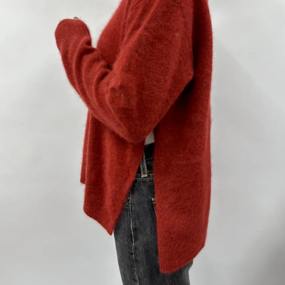 CT Plage - Pull Fendu - Rouge