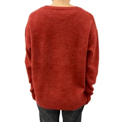 CT Plage - Pull Fendu - Rouge