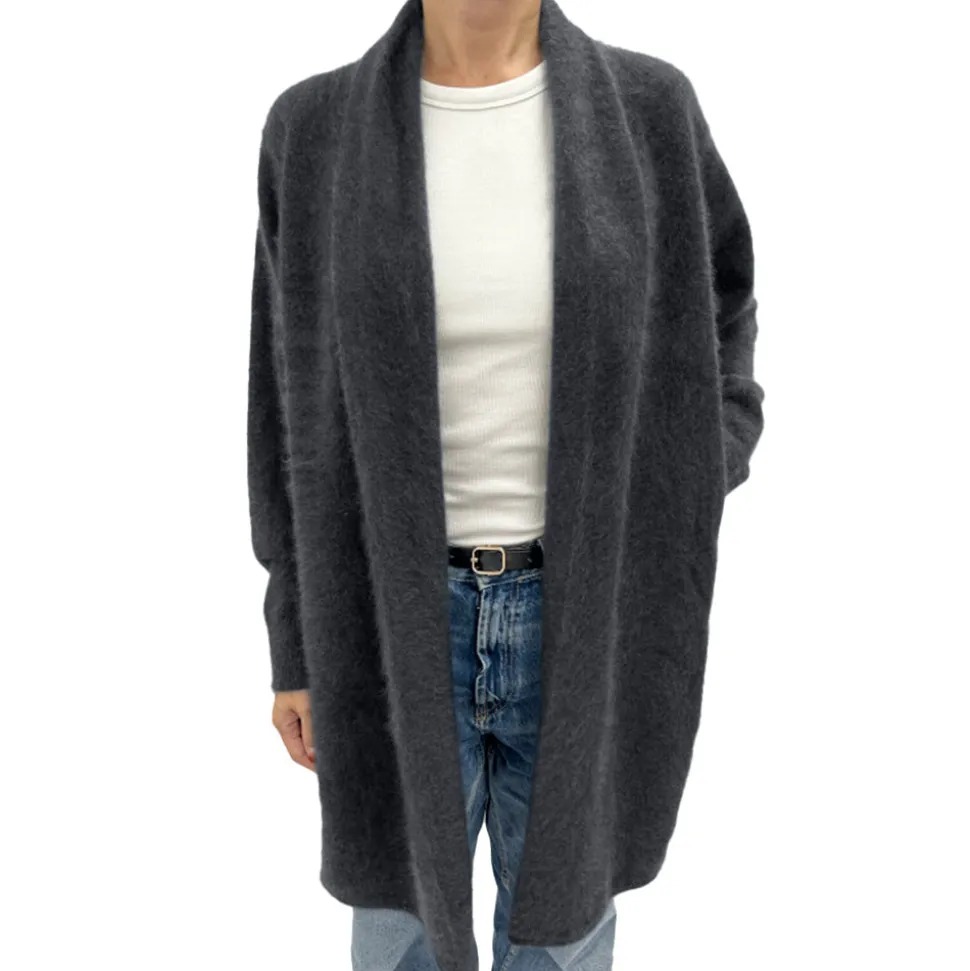 C.T.plage - Cardigan Long - Gris