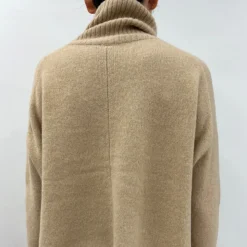 C.T.plage - Col roulé - Beige