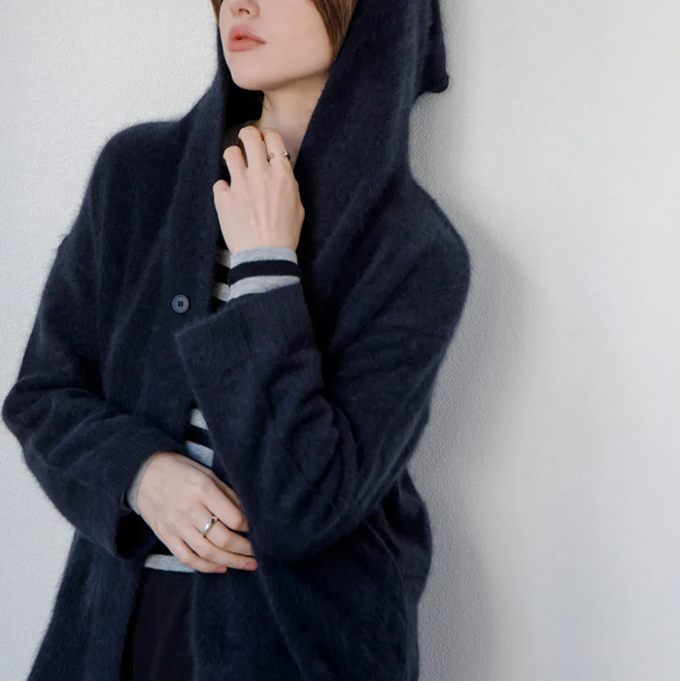 C.T.plage - Pull Capuche - Marine