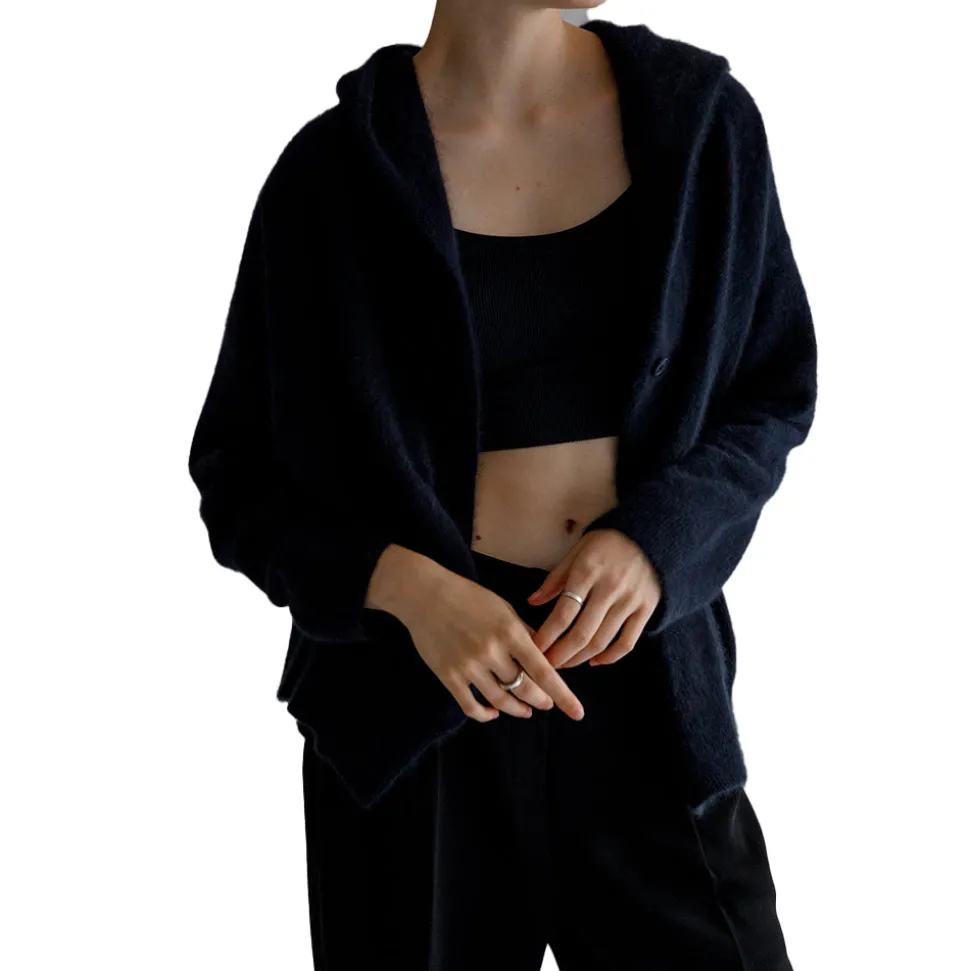 C.T.plage - Pull Capuche - Marine