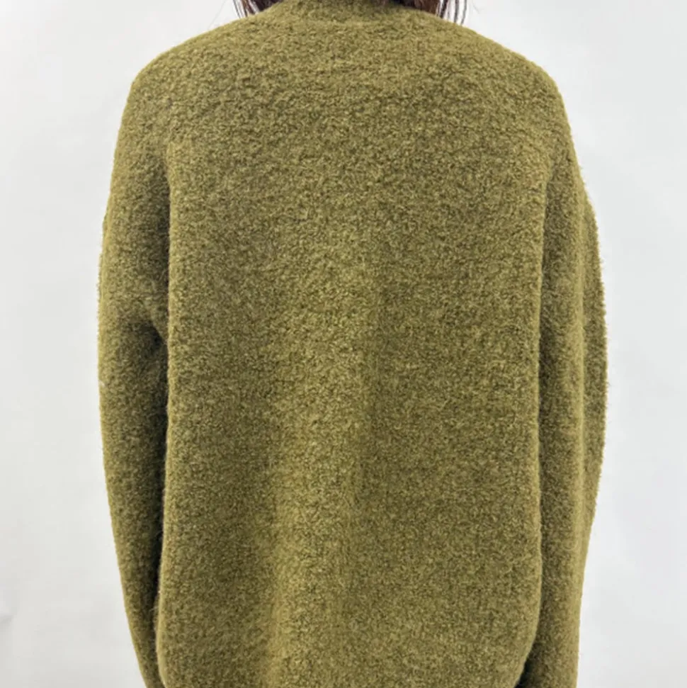 C.T.plage - Pull Cocoon - Kaki