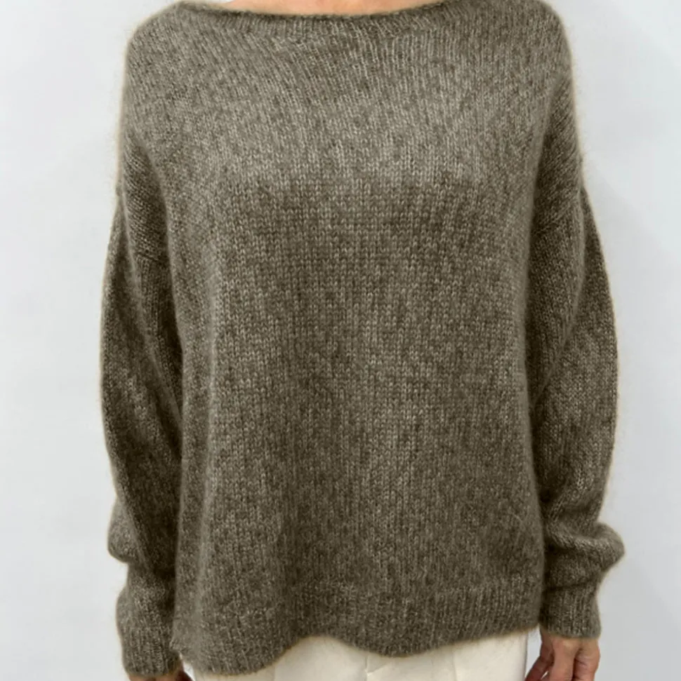 C.T.plage - Pull Col Bateau - Kaki