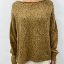 C.T.plage - Pull Col Bateau - Camel