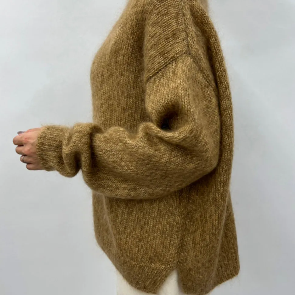 C.T.plage - Pull Col Bateau - Camel