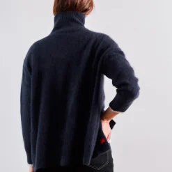 C.T.plage x Merci - Pull Trèfle - Bleu