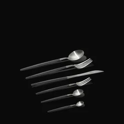 Cuillère à soupe Goa en acier inoxydable et résine