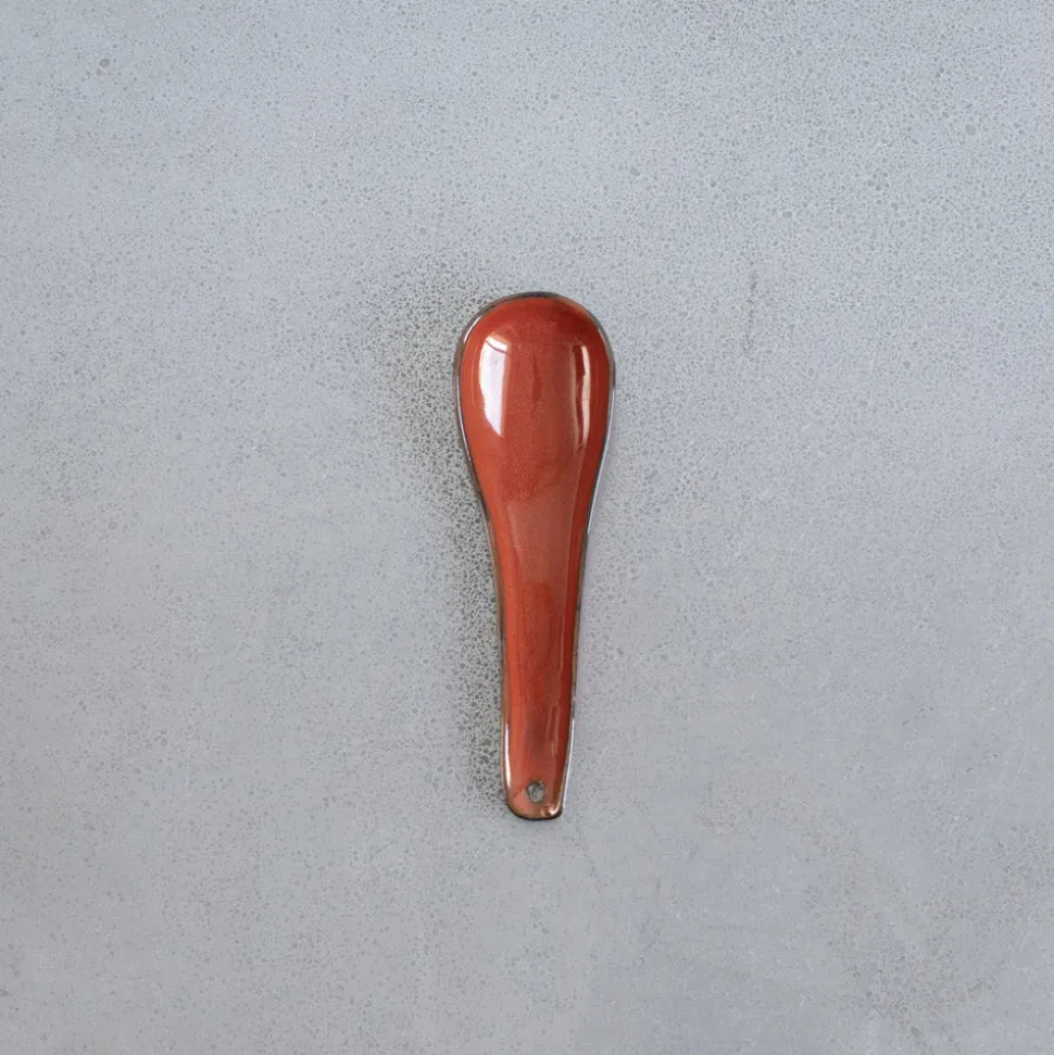 Cuillère en céramique - Rouge