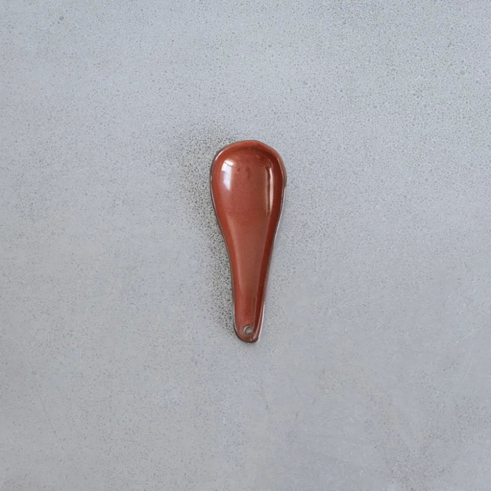 Cuillère en céramique - Rouge