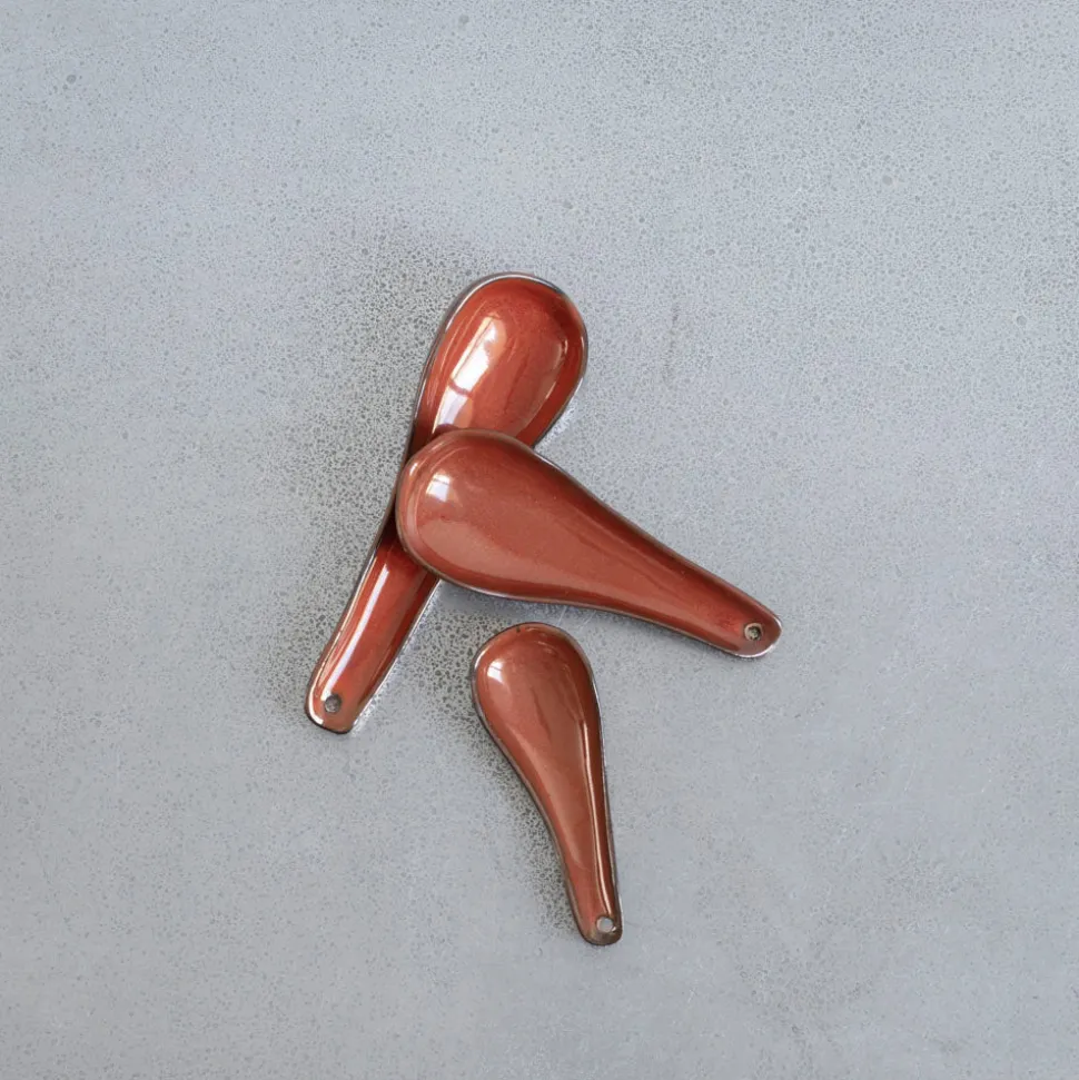 Cuillère en céramique - Rouge