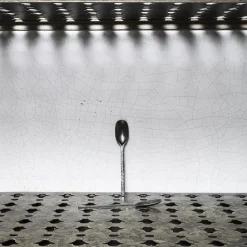 Cuillère en métal martelé - Anthracite - La Nouvelle Table