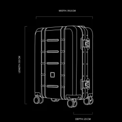 Db Journey x Merci - Valise Carry-On Pro - Argent