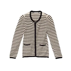 Dôen - Cardigan Therese - Beige rayé