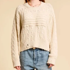 Denimist - Pull Shadow American Flag - Ecru Slub