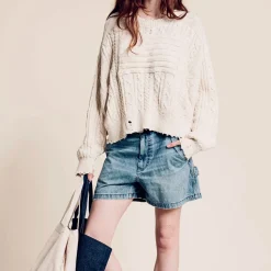 Denimist - Pull Shadow American Flag - Ecru Slub
