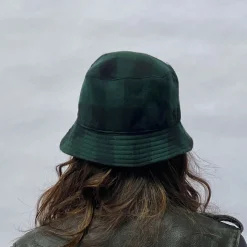 Destin - Chapeau Réversible Anglais - Vert/Noir