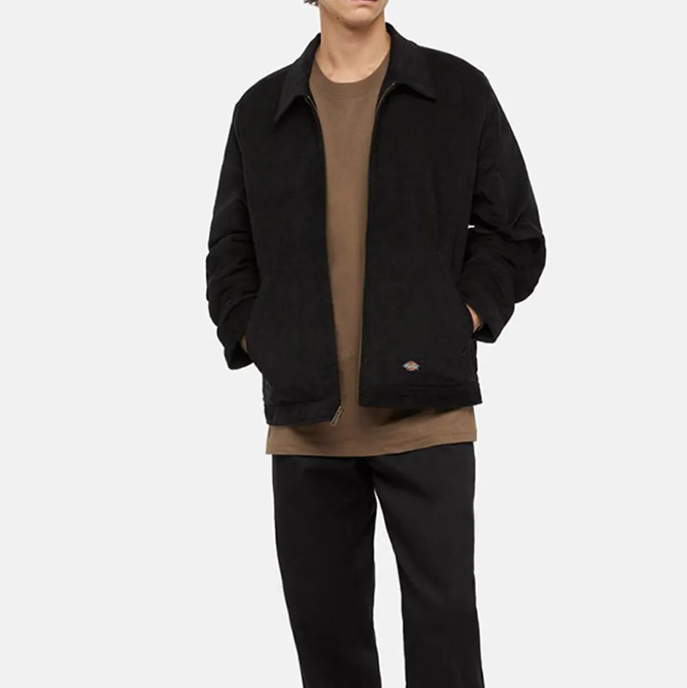 Dickies - Veste Corduroy Eisenhower - Noir