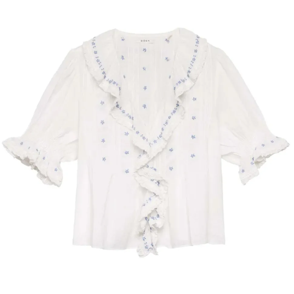 Doen - Blouse Hettie - Blanc