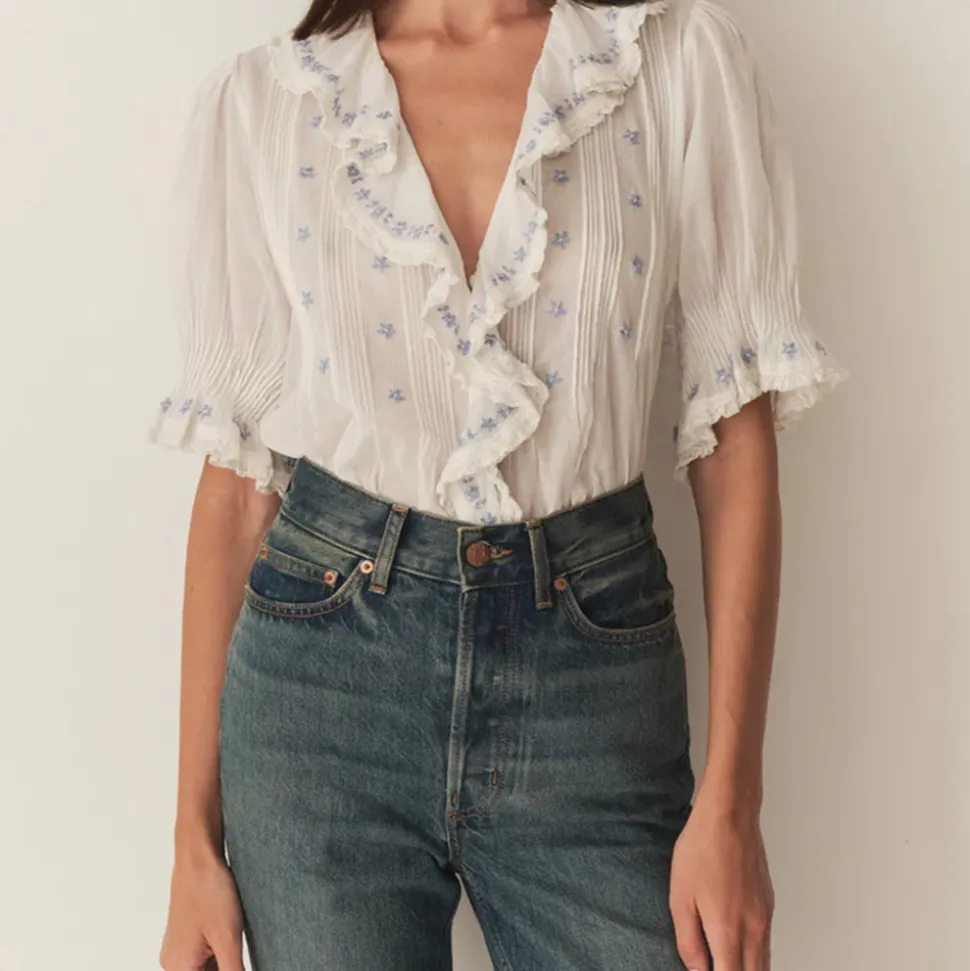 Doen - Blouse Hettie - Blanc