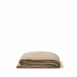 Drap plat en gaze de coton - Beige Quai de Seine
