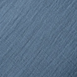 Drap plat en gaze de coton - Bleu Zinc