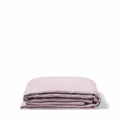 Drap plat en lin lavé - Parme Fuji Iro