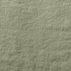 Drap plat en lin lavé - Vert Komorebi