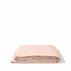 Drap plat en percale de coton - Rose des Sables