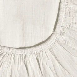 Drap-housse en gaze de coton - Blanc de Meudon
