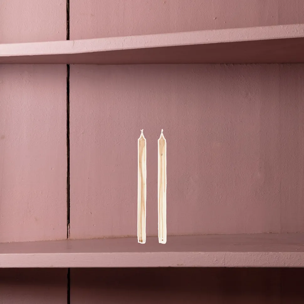 Duo de bougies - Beige