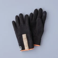 ELMER - Gants en laine recyclée - Kaki