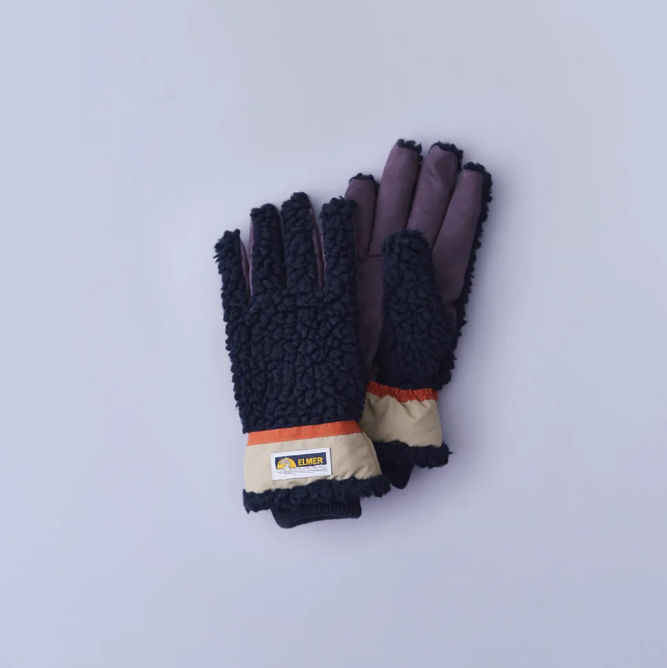 ELMER - Gants Teddy 5FGR - Marine
