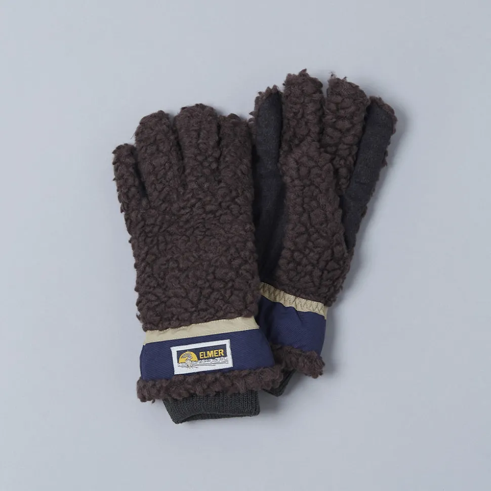 ELMER - Gants Teddy 5FGR - Marron