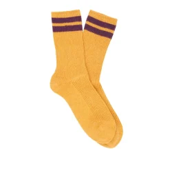Escuyer - Chaussettes Rayées - Mustard