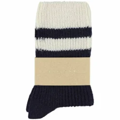 Escuyer - Chaussettes Stripes - Marine