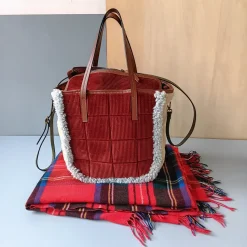 Exquisite J - Sac Velvet - Rouge
