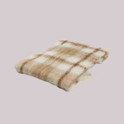 Ezcaray - Echarpe Tartan - Blanc