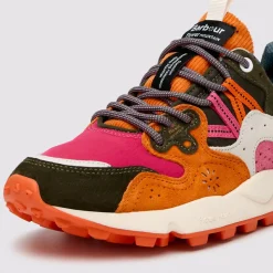 Flower Mountain - Baskets Yamano 3 Uni - Kaki/ Fushia
