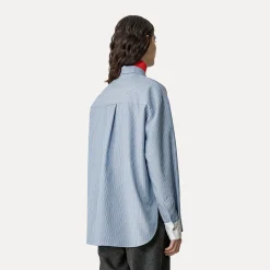 forte_forte - Chemise rayé - Bleu