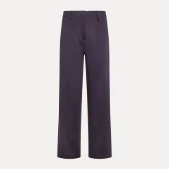 forte_forte - Pantalon Costume - Bleu
