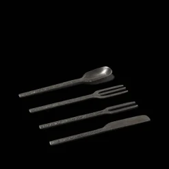 Fourche en métal martelé - Anthracite - La Nouvelle Table