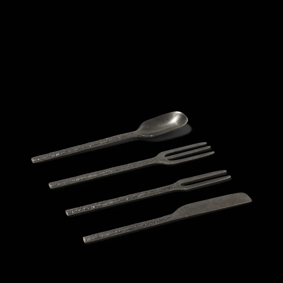 Fourche en métal martelé - Anthracite - La Nouvelle Table