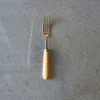 Fourchette avec manche en buis - Naturel