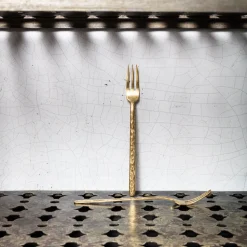 Fourchette de table - Or