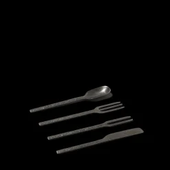 Fourchette en métal martelé - Anthracite - La Nouvelle Table