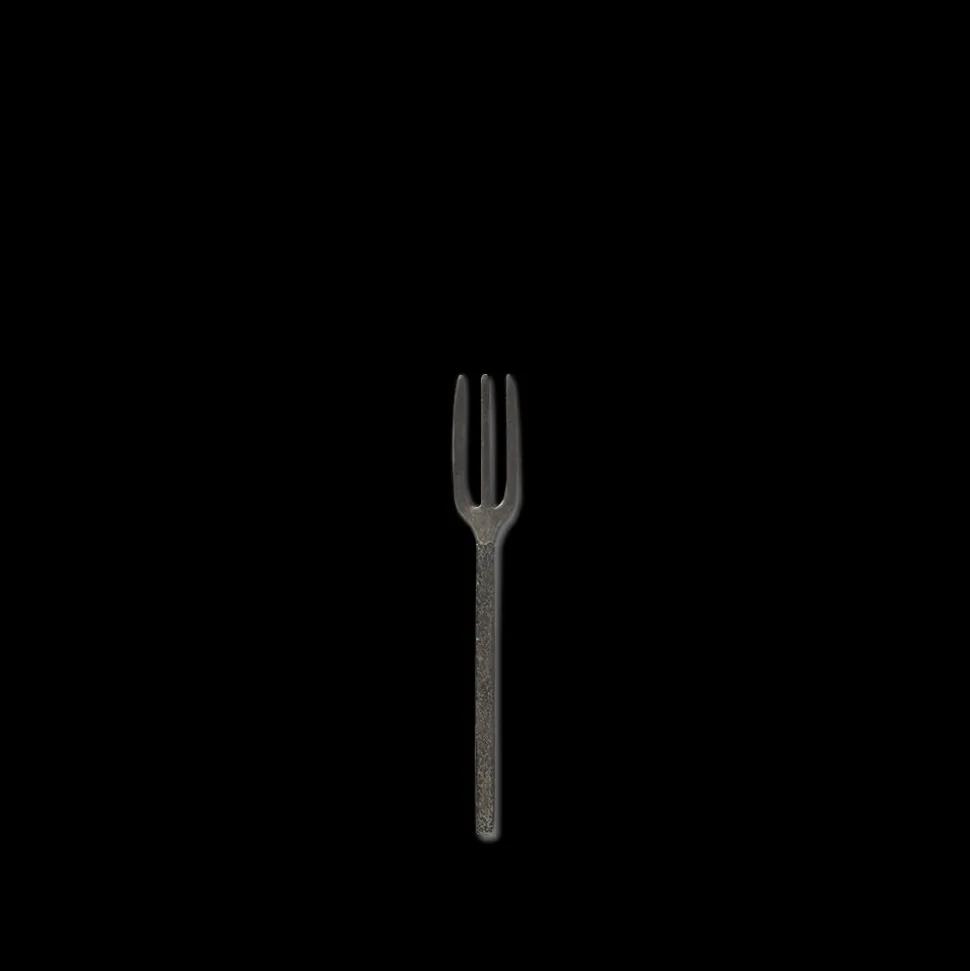 Fourchette en métal martelé - Anthracite - La Nouvelle Table