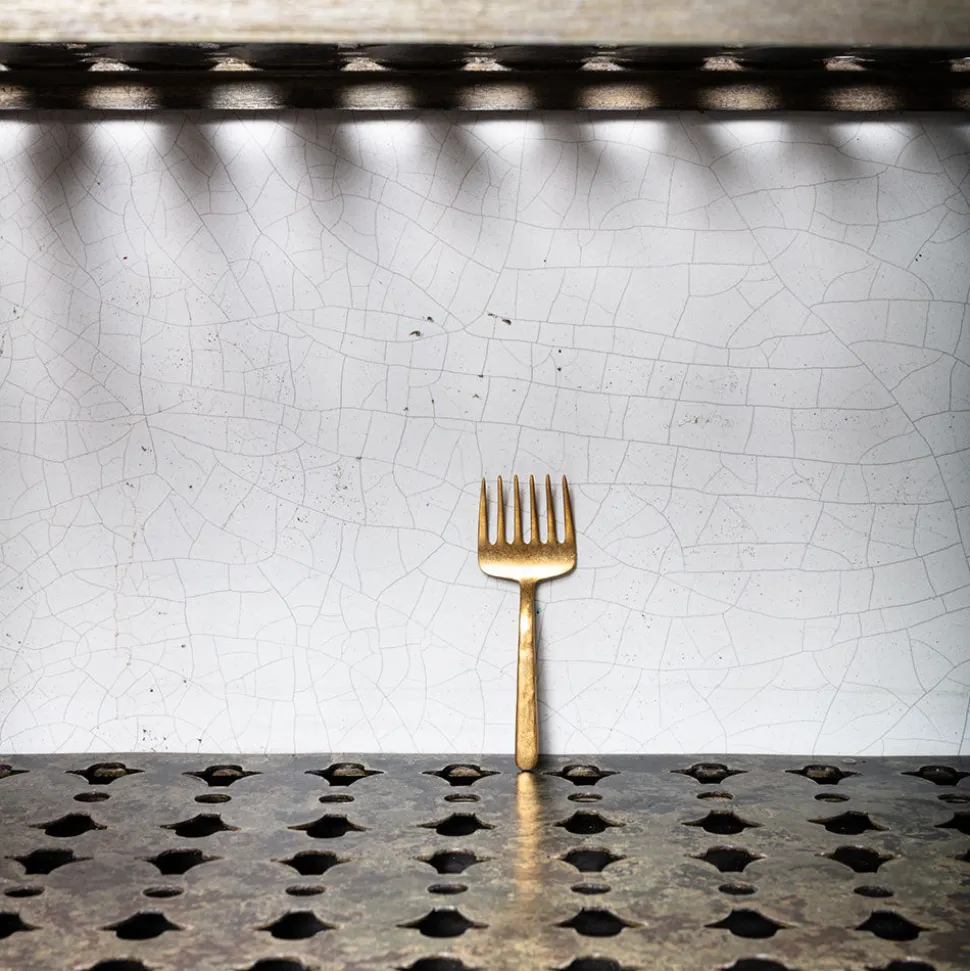 Fourchette rateau - Or