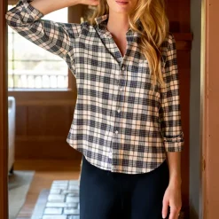 Frank & Eileen - Chemise Barry - Carreaux Marine